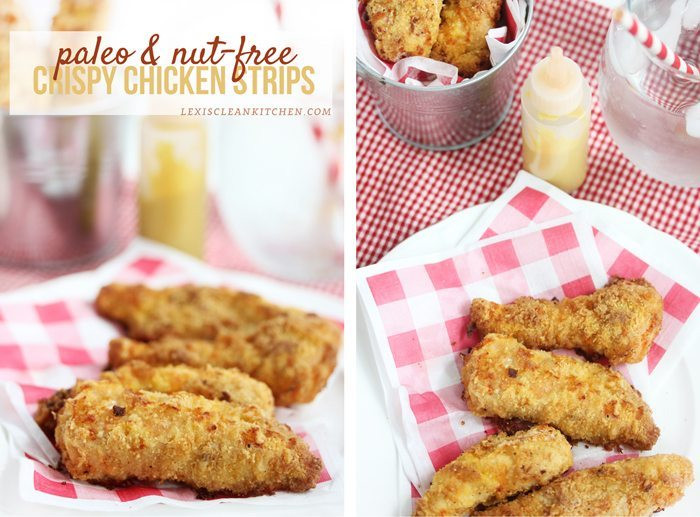 Healthy Breaded Chicken Tenders
 Paleo & Nut Free Crispy Chicken Tenders & A Healthy Back