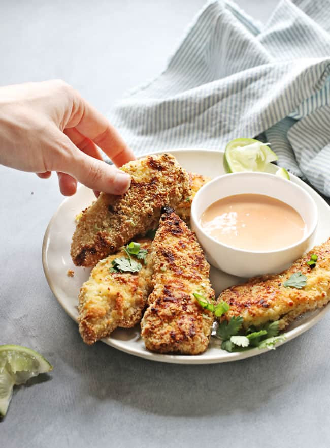 Healthy Breaded Chicken Tenders
 Crispy Almond Breaded Chicken Tenders Grain Free