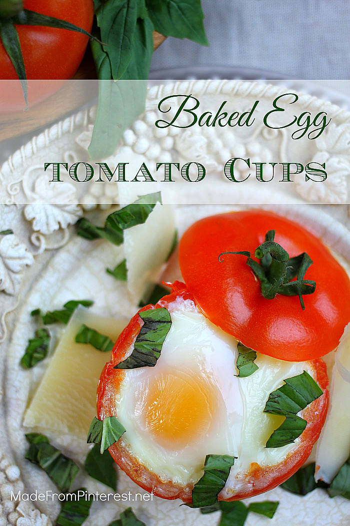 Healthy Breakfast Baked Goods
 Baked Egg Tomato Cups It All Started With Paint