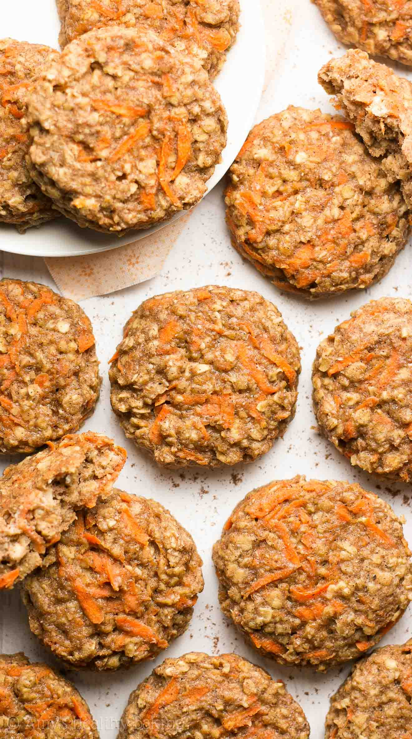 Healthy Breakfast Baking Recipes
 Healthy Carrot Cake Oatmeal Breakfast Cookies