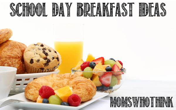 Healthy Breakfast Before School
 Moms Who Think School Day Breakfast Ideas