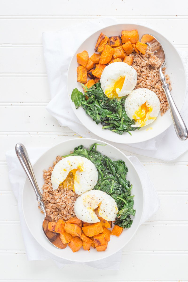 Healthy Breakfast Bowls
 Curried Sweet Potato Breakfast Bowls