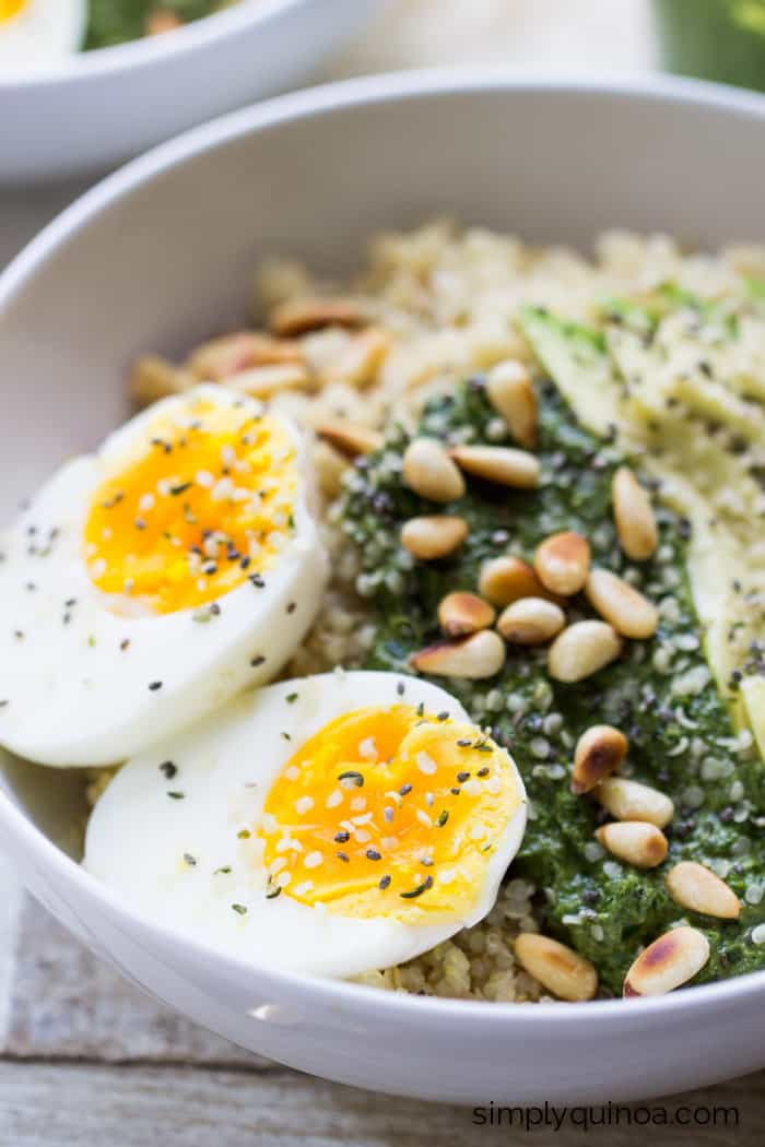 Healthy Breakfast Bowls With Eggs
 Savory Pesto Quinoa Breakfast Bowls Simply Quinoa
