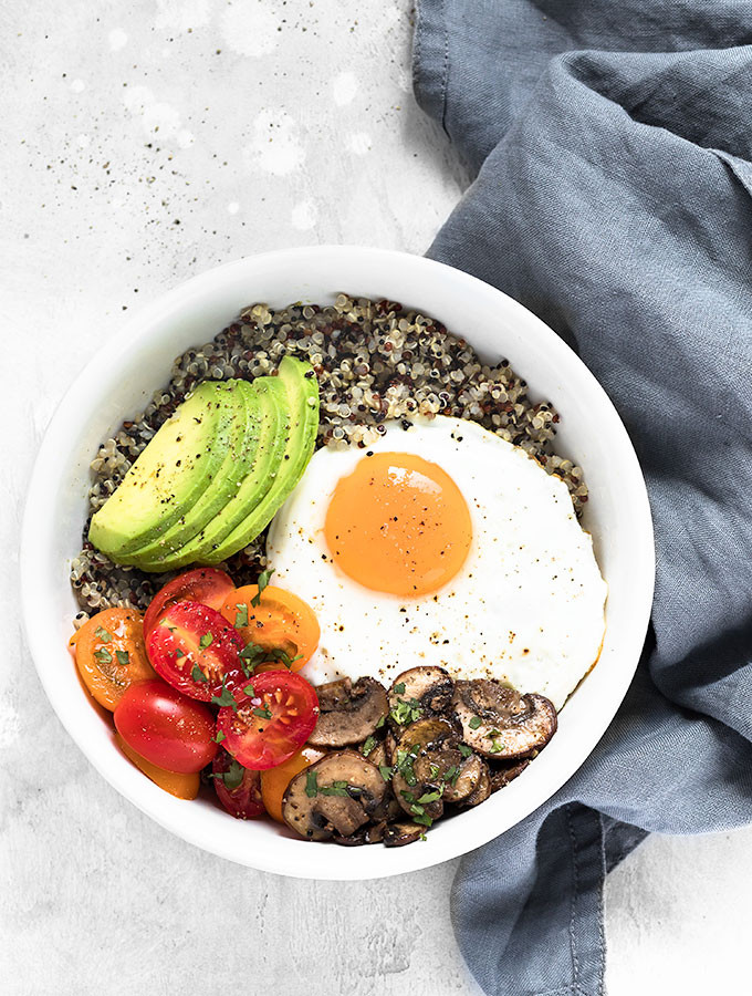 Healthy Breakfast Bowls With Eggs
 Healthy Breakfast Bowl with Egg and Quinoa As Easy As