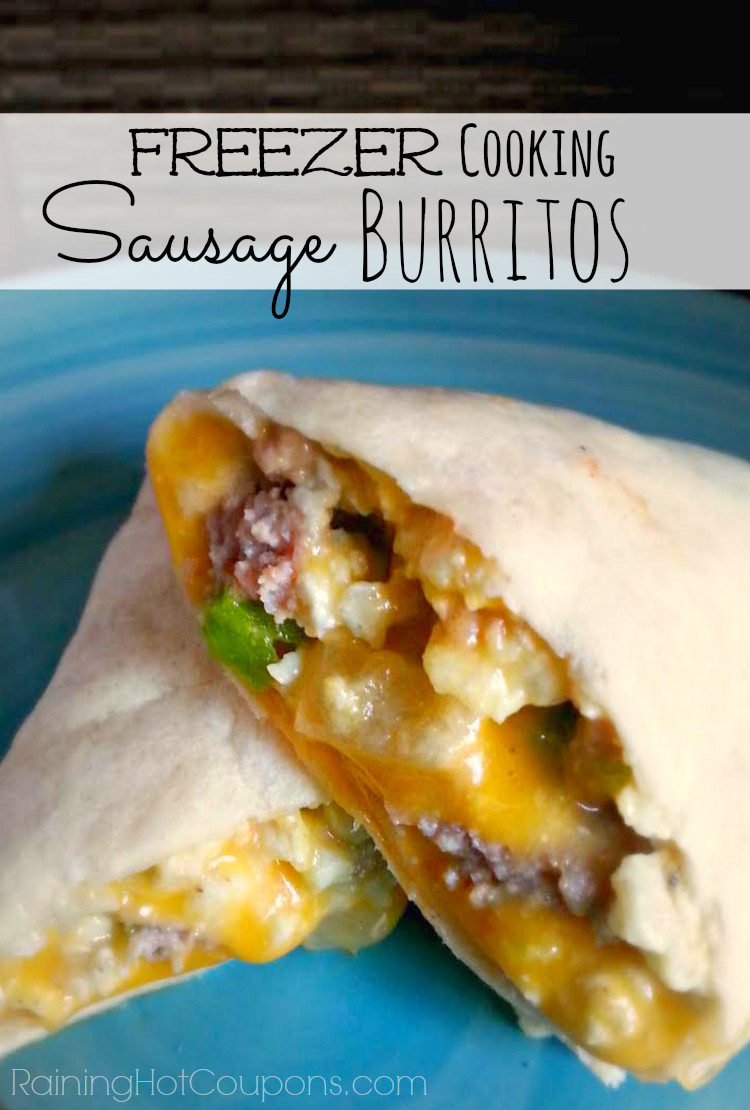 Healthy Breakfast Burrito Freezer
 Easy Sausage Breakfast Burritos Freezer Cooking Recipe