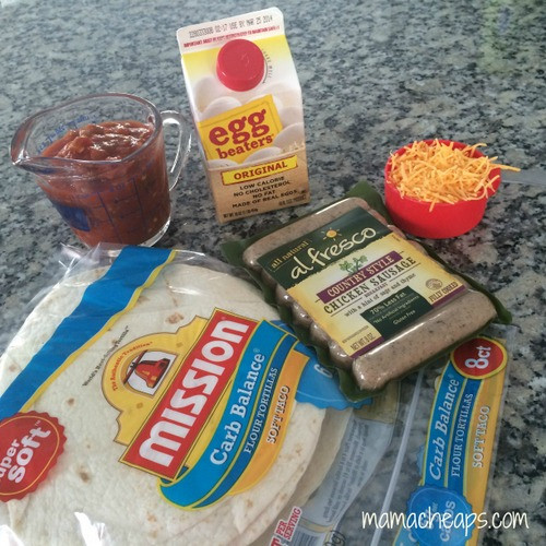 Healthy Breakfast Burrito Freezer
 Mama Cheaps Healthy Breakfast Burrito FREEZER Recipe