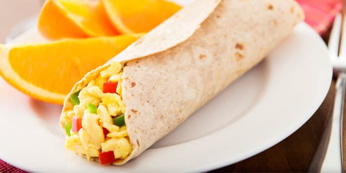 Healthy Breakfast Burrito Recipe
 Egg White Breakfast Burrito