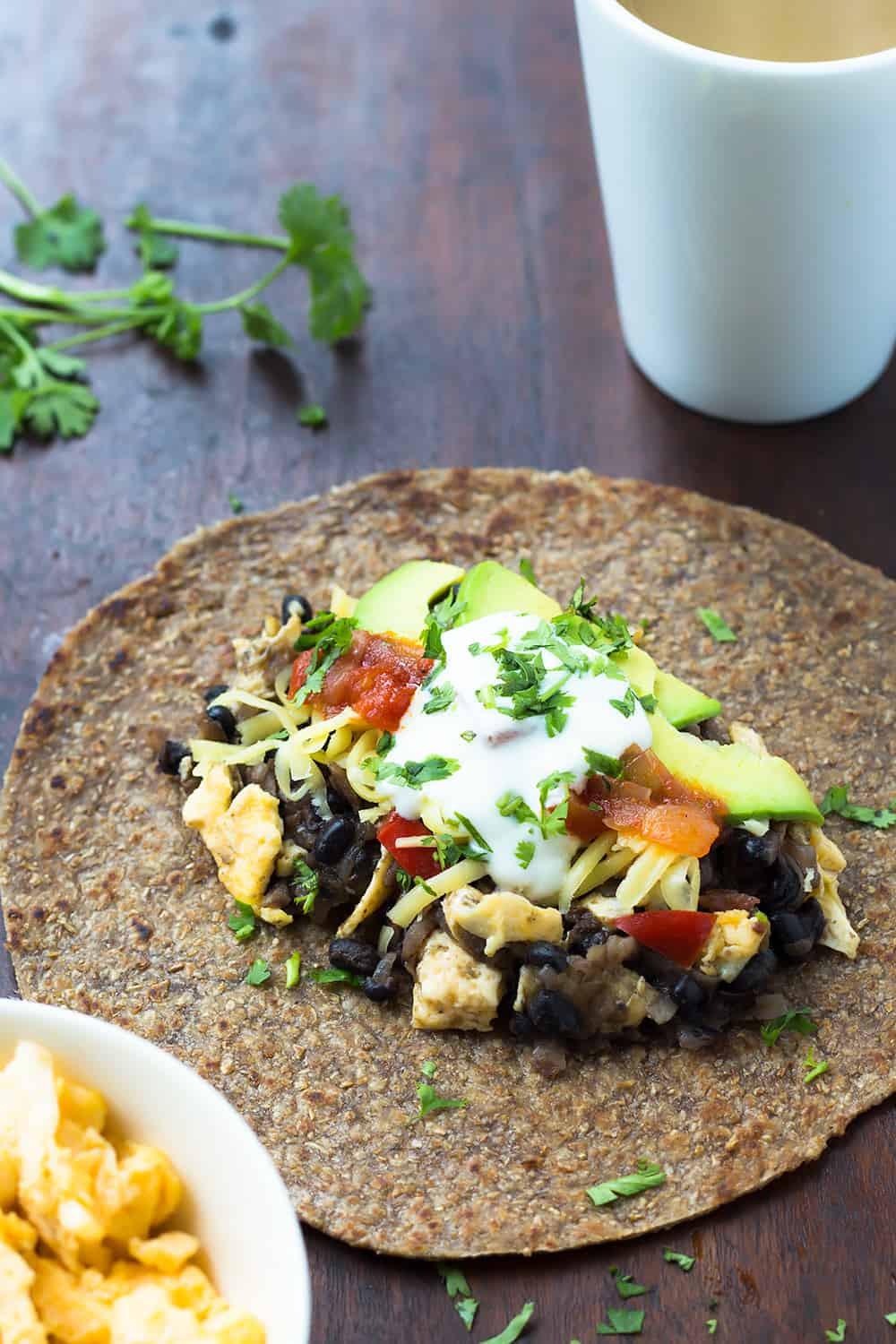 Healthy Breakfast Burrito Recipe
 Black Bean Breakfast Burrito Nourish Cookbook Review