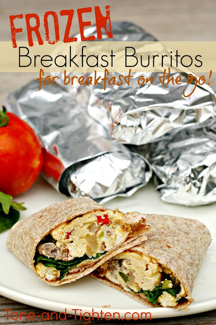 Healthy Breakfast Burritos
 How to Eat Healthy on a Bud plus 25 inexpensive