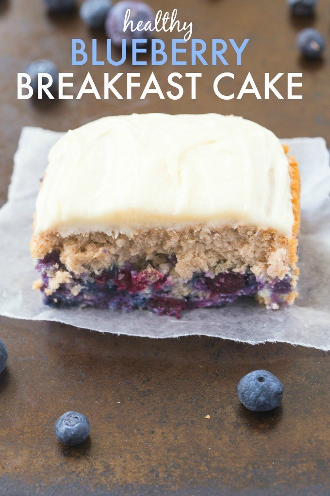 Healthy Breakfast Cake
 Healthy Flourless Blueberry Breakfast Cake