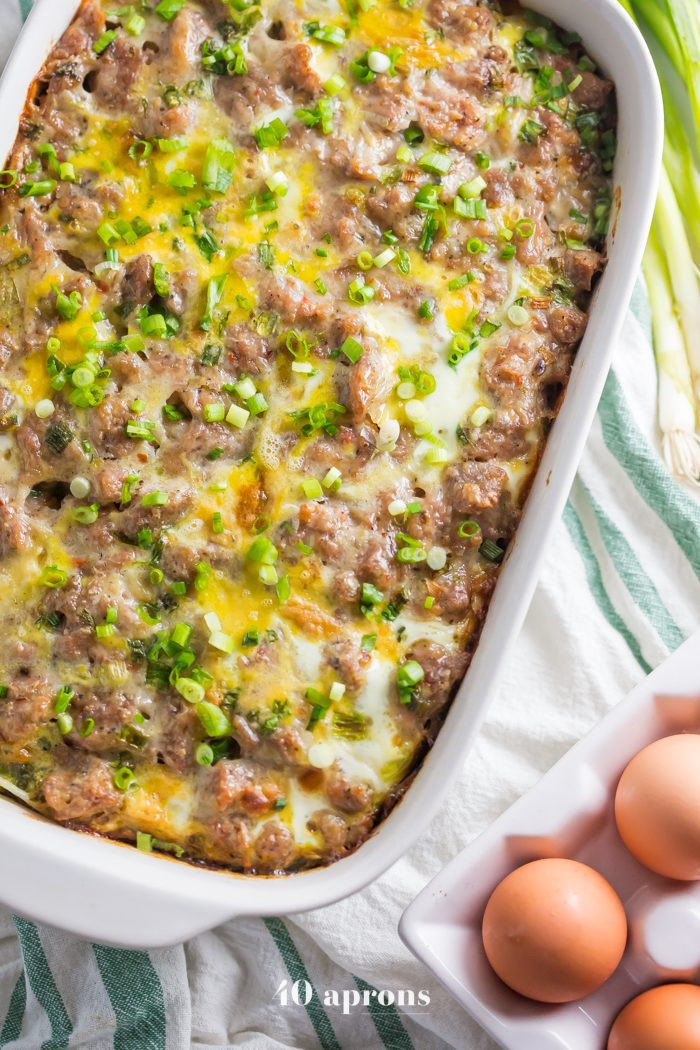 Healthy Breakfast Casserole With Hash Browns
 Whole30 Hashbrown and Sausage Breakfast Casserole