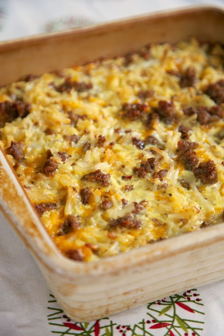 Healthy Breakfast Casserole With Hash Browns
 17 Best ideas about Breakfast Casserole Hash Browns on