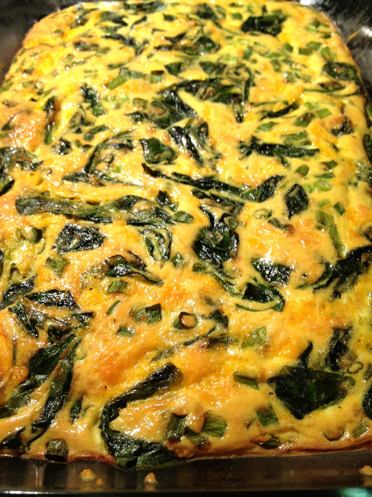 Healthy Breakfast Casserole With Spinach
 half tomato half potato Healthy Spinach & Cheddar Egg