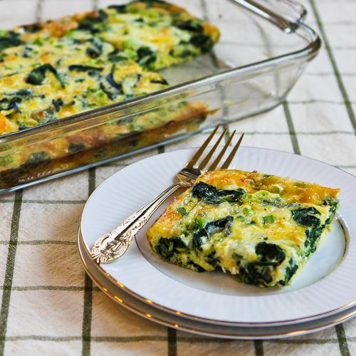 Healthy Breakfast Casserole With Spinach
 Spinach Mozzarella Egg Bake