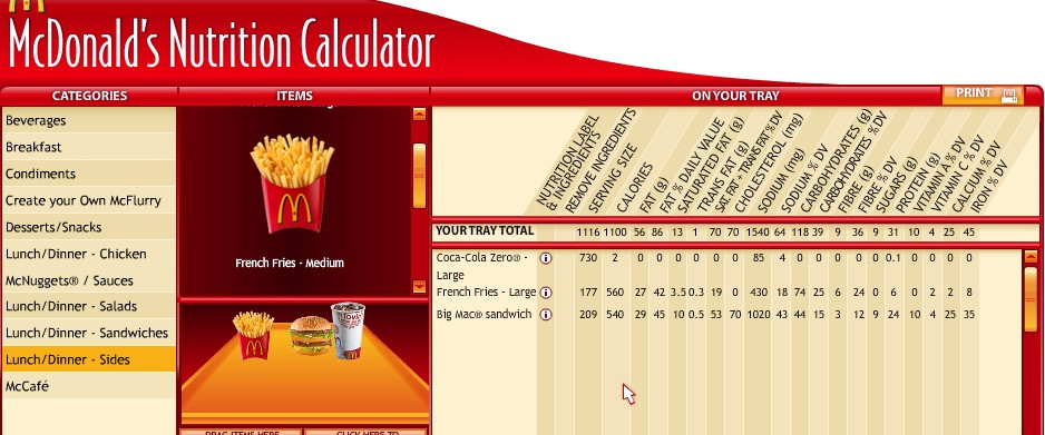 Healthy Breakfast Choices At Mcdonald'S
 mcdonalds nutrition calculator