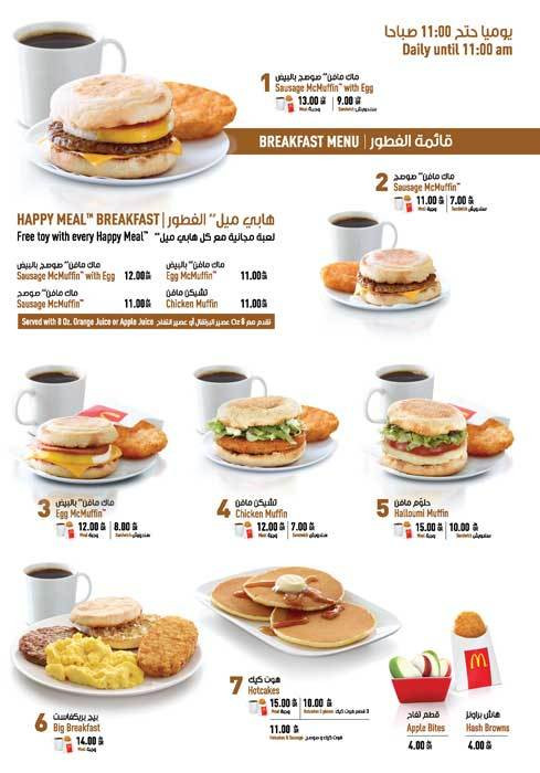 Healthy Breakfast Choices At Mcdonald'S
 mcdonalds breakfast menu prices