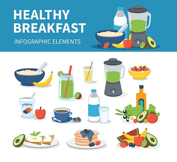 Healthy Breakfast Clipart
 Royalty Free Healthy Clip Art Vector