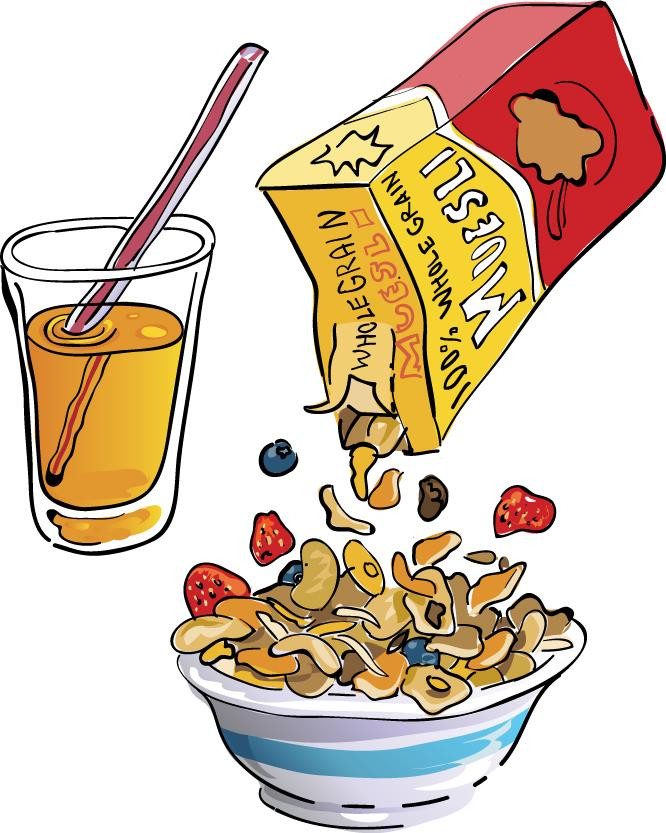 Healthy Breakfast Clipart
 View breakfast 2 cereal OJ Clipart Free Nutrition