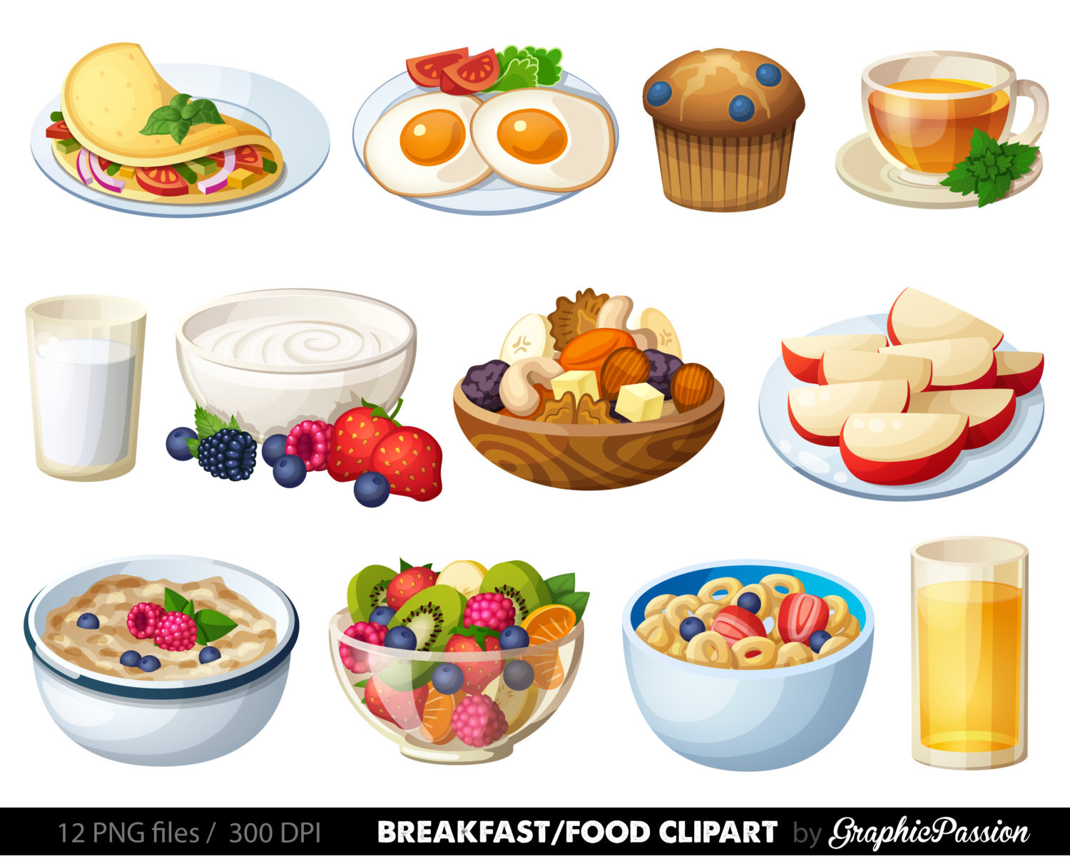 Healthy Breakfast Clipart
 Meal clipart breakfast Pencil and in color meal clipart