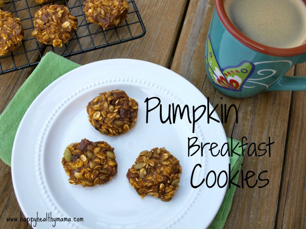 Healthy Breakfast Cookies
 Pumpkin breakfast cookies dairy free gluten free nut