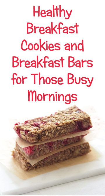 Healthy Breakfast Cookies And Bars
 Healthy Breakfast Cookie Recipe & Cereal Bars for Those