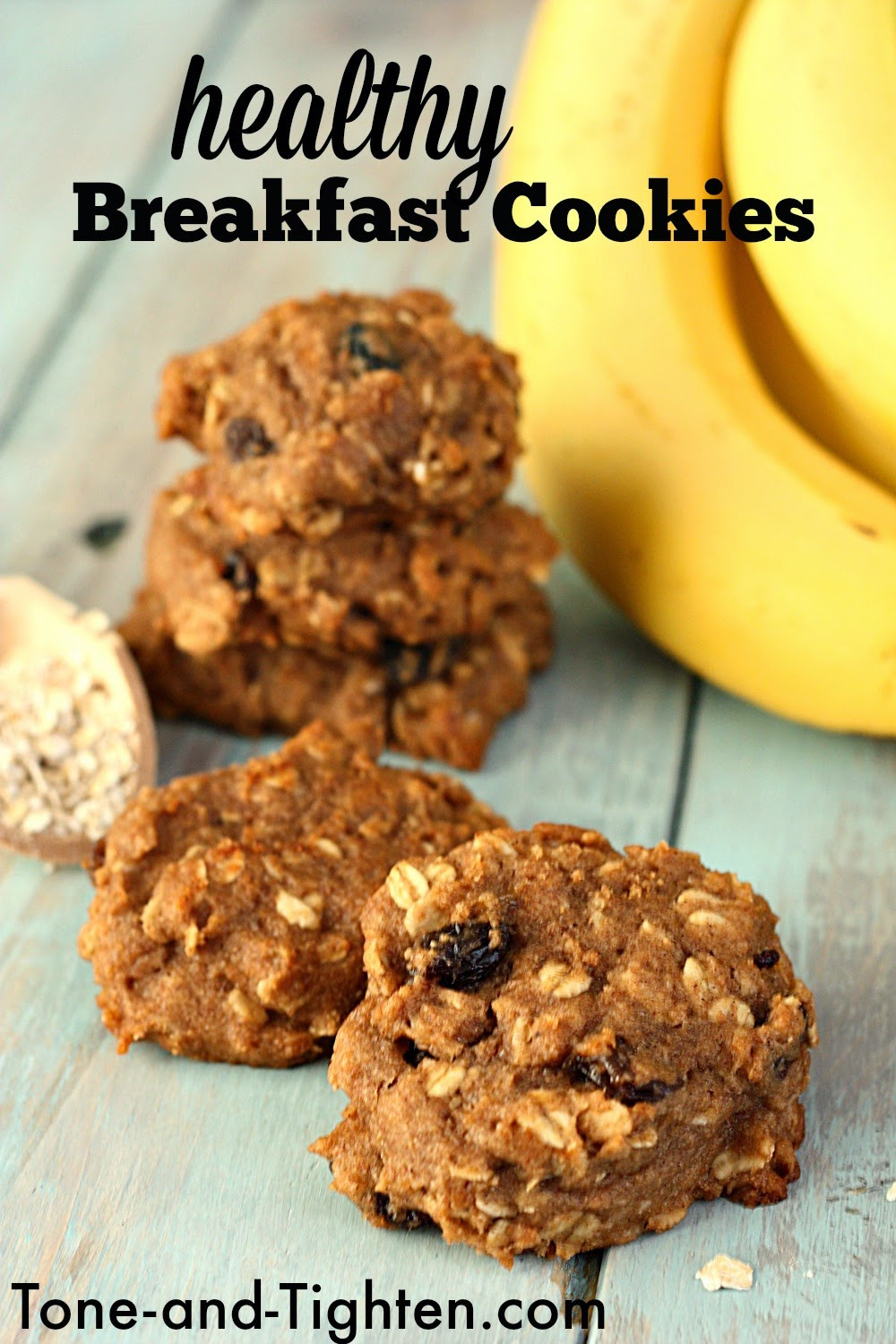 Healthy Breakfast Cookies
 Healthy Oatmeal Breakfast Cookies Recipe