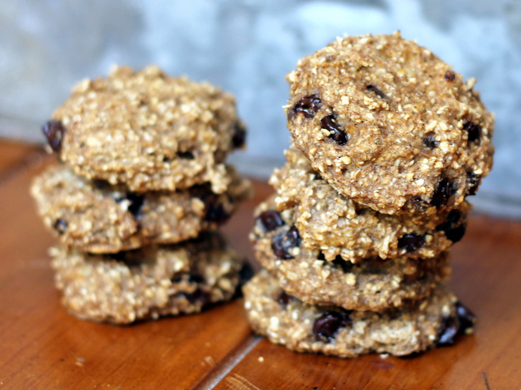 Healthy Breakfast Cookies
 Two Ingre nt Banana Oatmeal Cookies