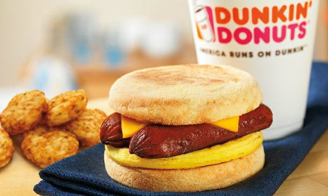 Healthy Breakfast Dunkin Donuts
 Dunkin’ Donuts Is Making a Breakfast Sandwich with Bacon