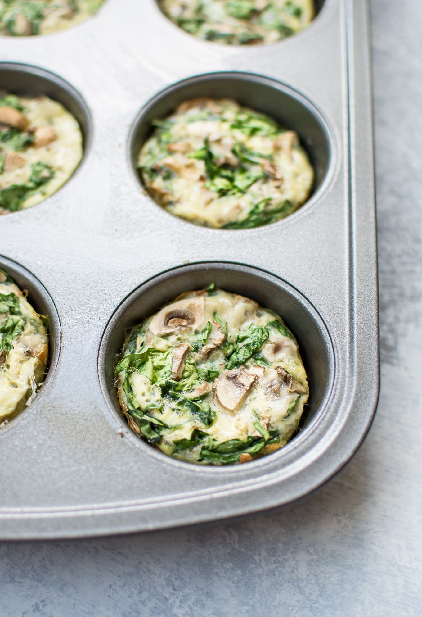 Healthy Breakfast Egg Muffins With Spinach
 healthy breakfast egg muffins with spinach