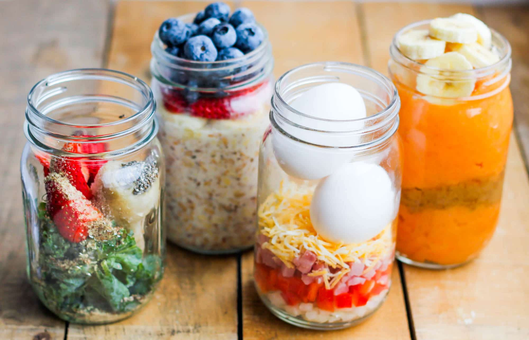 Healthy Breakfast Foods On The Go
 Make Ahead Healthy Breakfast Meal Prep Jars 4 Ways