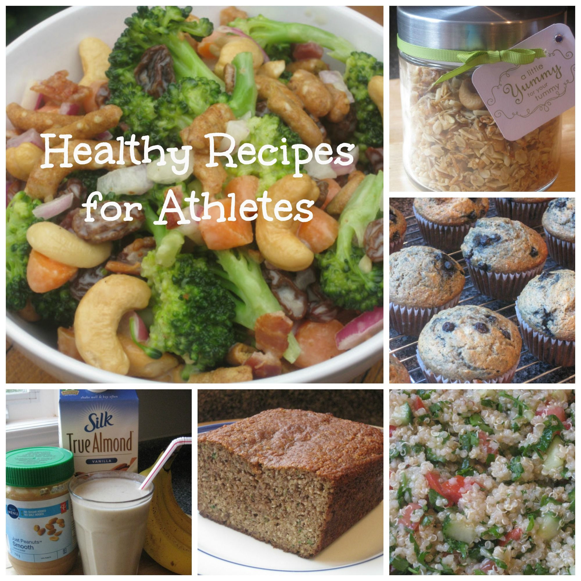 Healthy Breakfast For Athletes
 Healthy Snacks for Athletes and coaches too