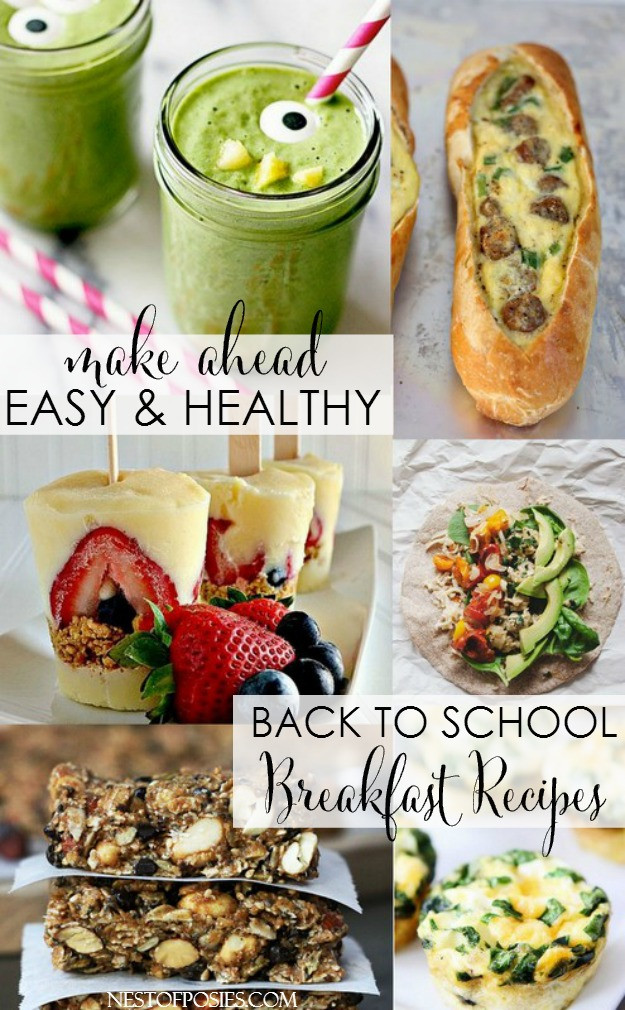 Healthy Breakfast For School
 Back to School Breakfast Recipes and Ideas