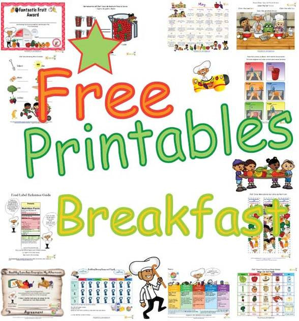 Healthy Breakfast Game
 Healthy Breakfast Printables Teaching Children The