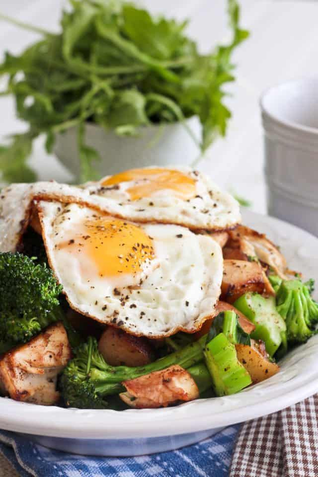 Healthy Breakfast Hash
 Turkey Apple and Broccoli Breakfast Hash