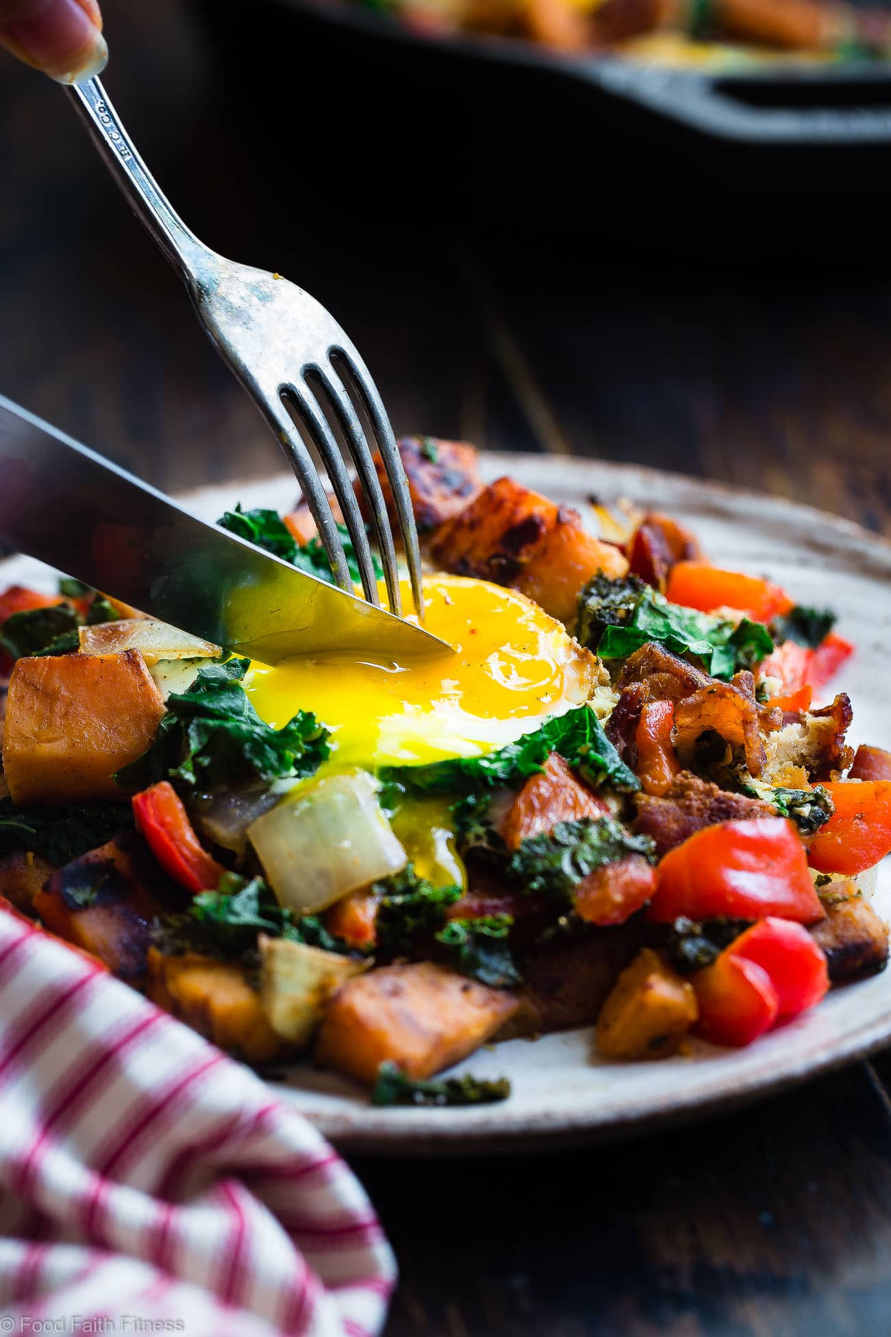 Healthy Breakfast Hash
 Breakfast Hash with Squash Kale and Peppers GF Food