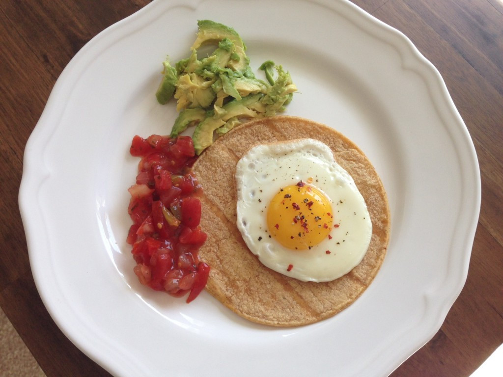 Healthy Breakfast Idea
 Egg Tacos