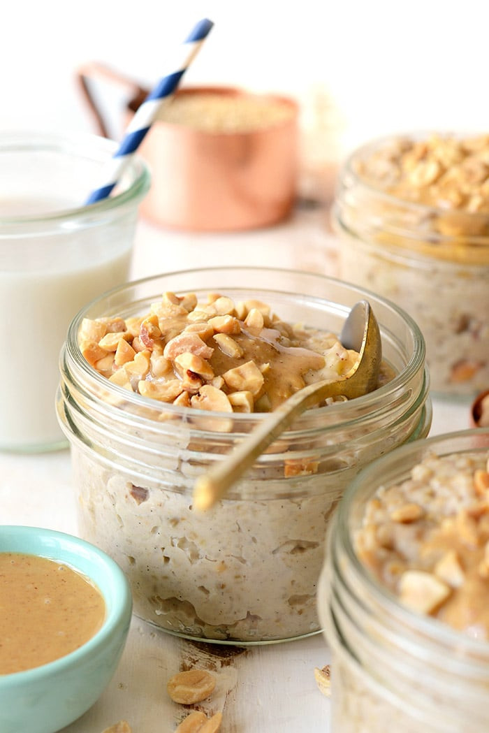 Healthy Breakfast Ideas Without Eggs
 Crunchy Peanut Butter Steel Cut Oatmeal