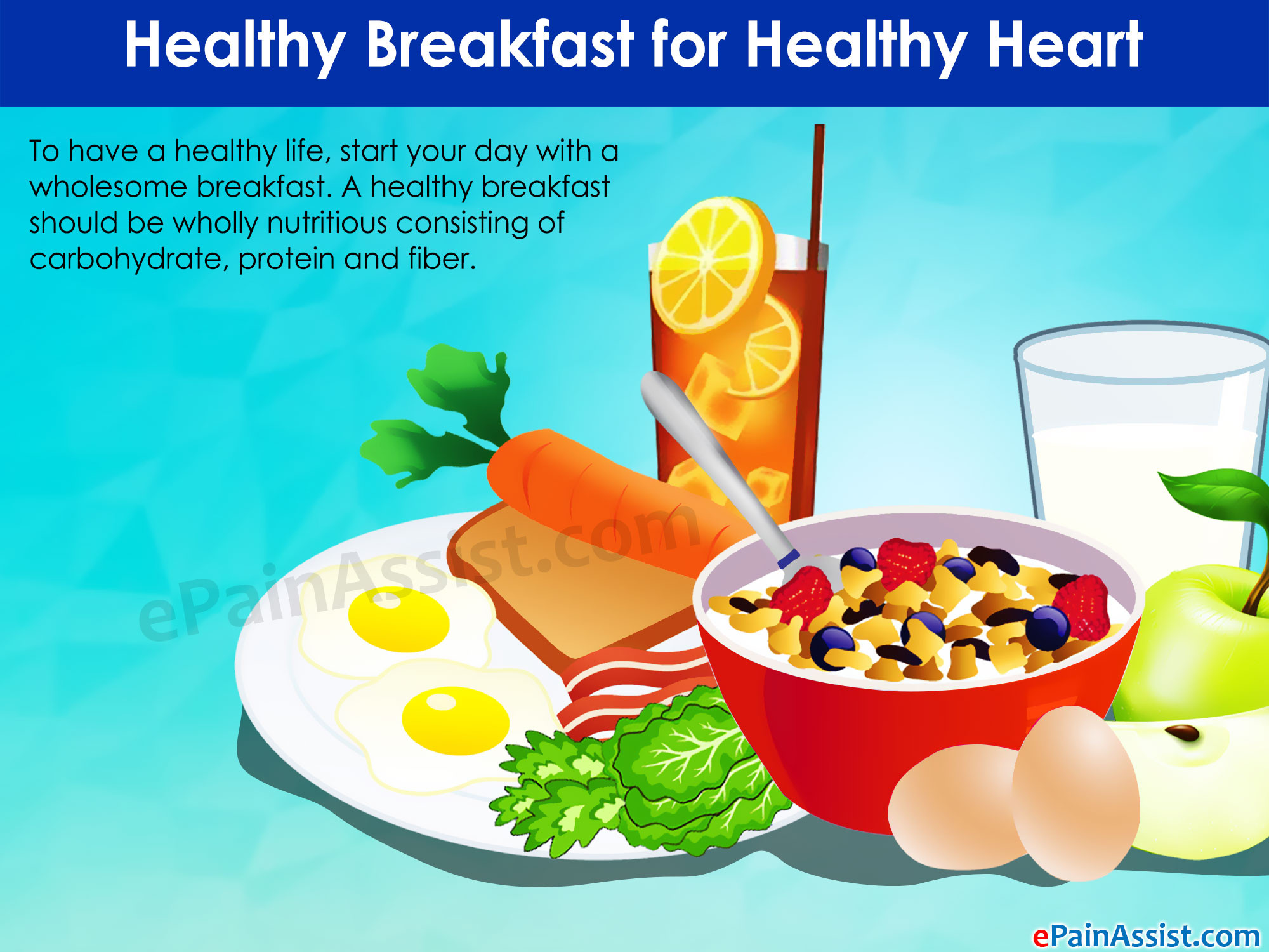 Healthy Breakfast Images
 Healthy Breakfast for Healthy Heart