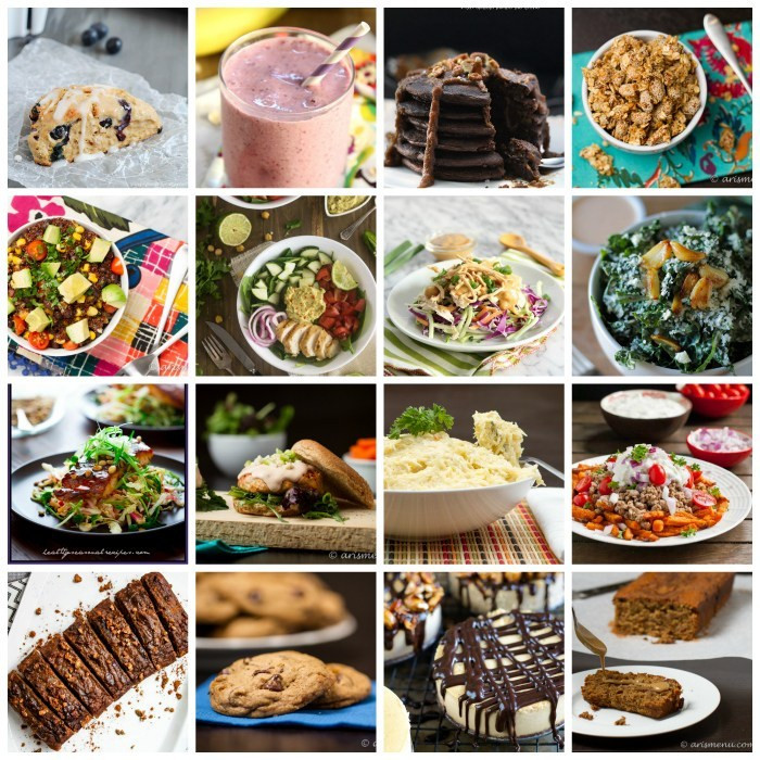 Healthy Breakfast Lunch And Dinner
 90 Healthy Recipes for Breakfast Lunch Dinner & Dessert