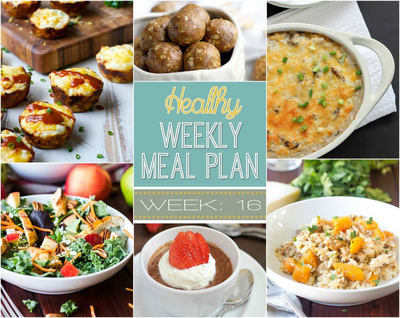 Healthy Breakfast Lunch And Dinner
 Healthy Weekly Meal Plan 16 Yummy Healthy Easy