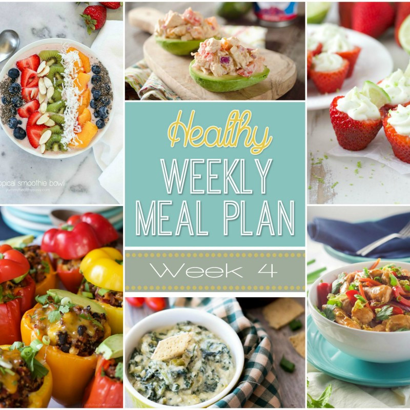 Healthy Breakfast Lunch And Dinner
 Healthy Weekly Meal Plan 4 Yummy Healthy Easy