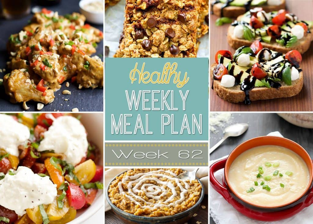 Healthy Breakfast Lunch And Dinner
 Healthy Weekly Meal Plan 62 Yummy Healthy Easy