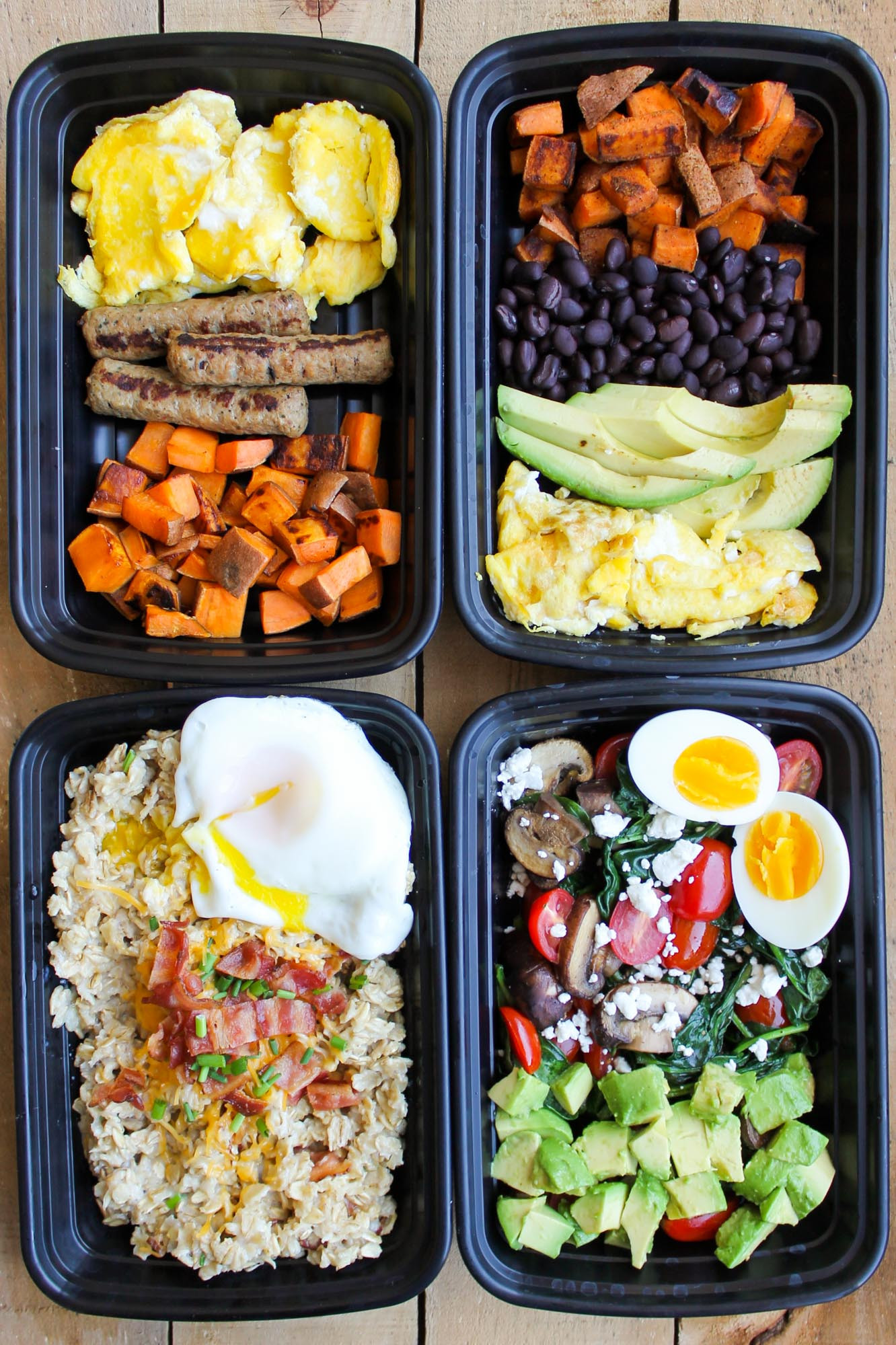 Healthy Breakfast Meal Prep
 Make Ahead Breakfast Meal Prep Bowls 4 Ways Smile Sandwich