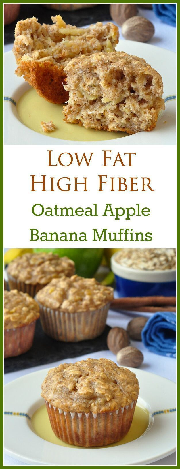 Healthy Breakfast Muffin Recipe
 Oatmeal Apple Banana Low Fat Muffins Recipe