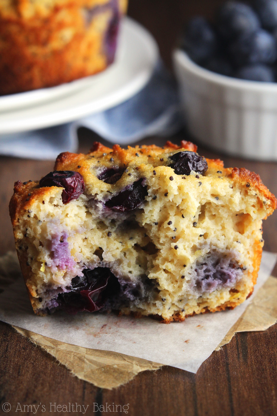 Healthy Breakfast Muffins Protein
 Blueberry Lemon Poppy Seed Protein Muffins