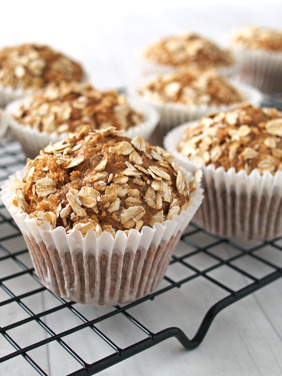 Healthy Breakfast Muffins
 Healthy Breakfast Zucchini and Oat Muffins