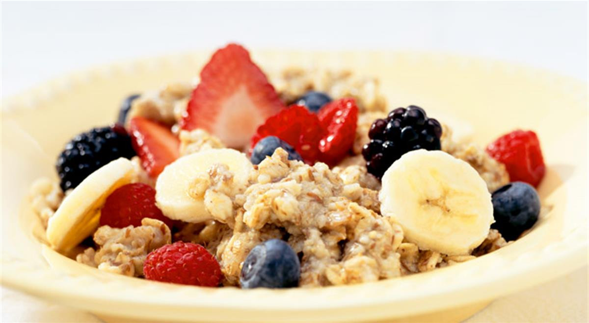Healthy Breakfast Oatmeal
 Oatmeal Recipe Banana And Berries Oatmeal Recipe For A
