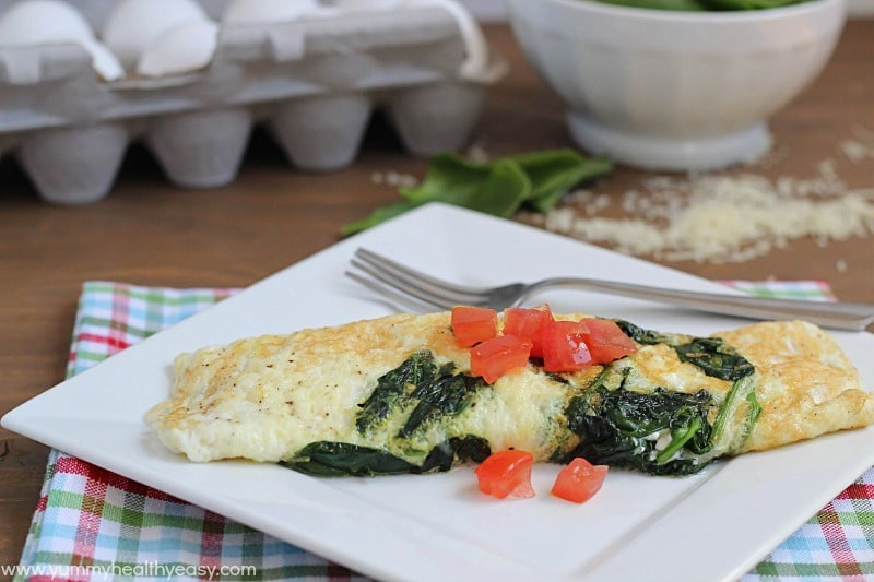 Healthy Breakfast Omelette
 Easy Spinach & Egg White Omelette Yummy Healthy Easy