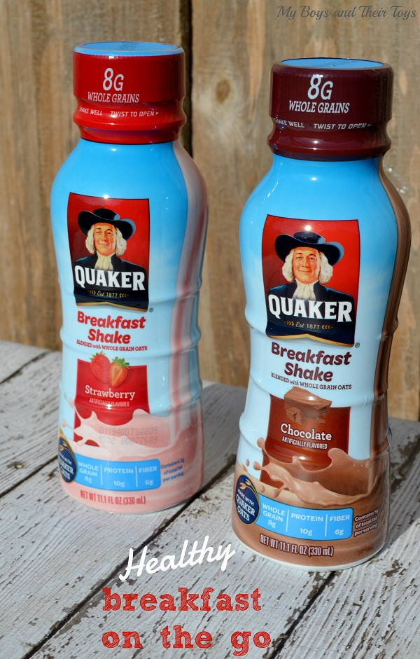 Healthy Breakfast On The Go
 Healthy Breakfast on the go with Quaker Breakfast Shakes