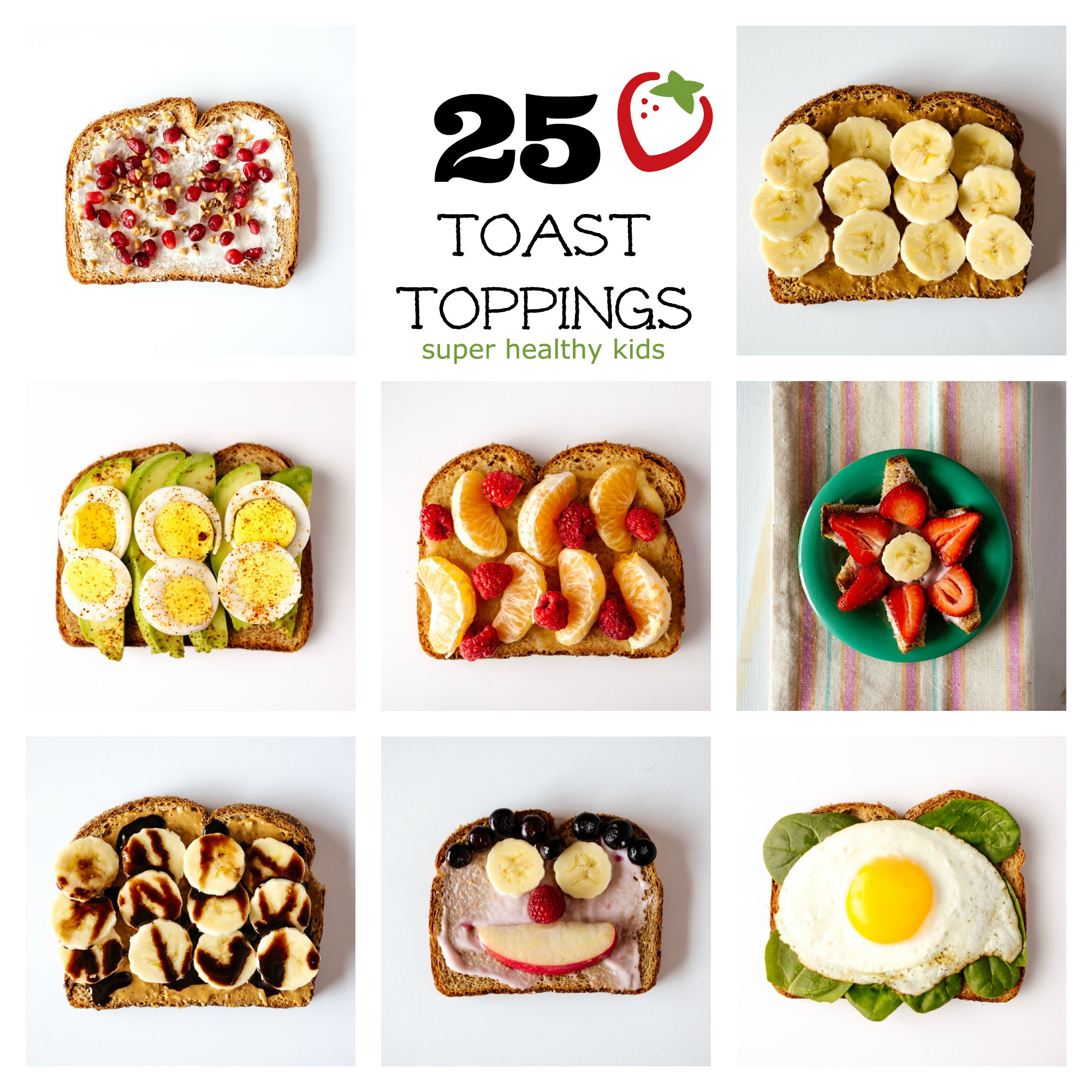 Healthy Breakfast Options For Kids
 Toast Toppings 25 Ideas for a Healthy Breakfast